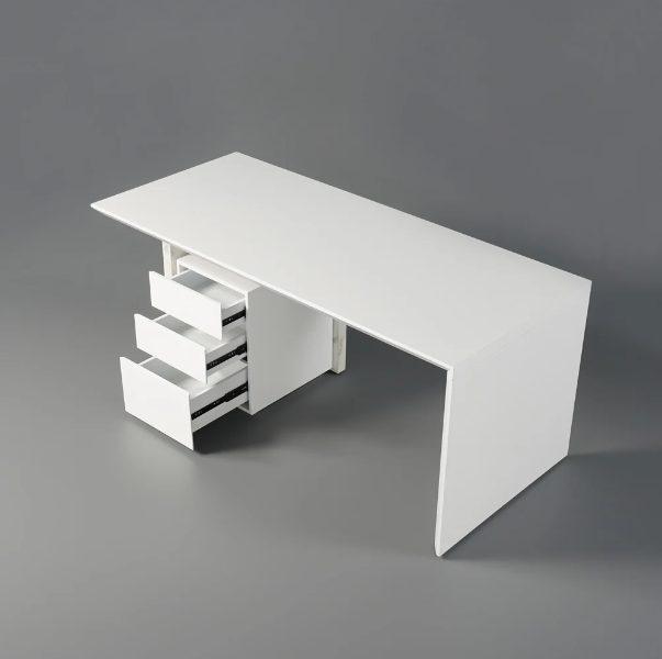 Alberro White Exective Table