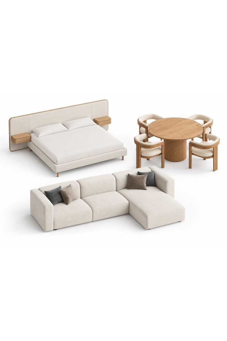 Romano Bed Set Bundle