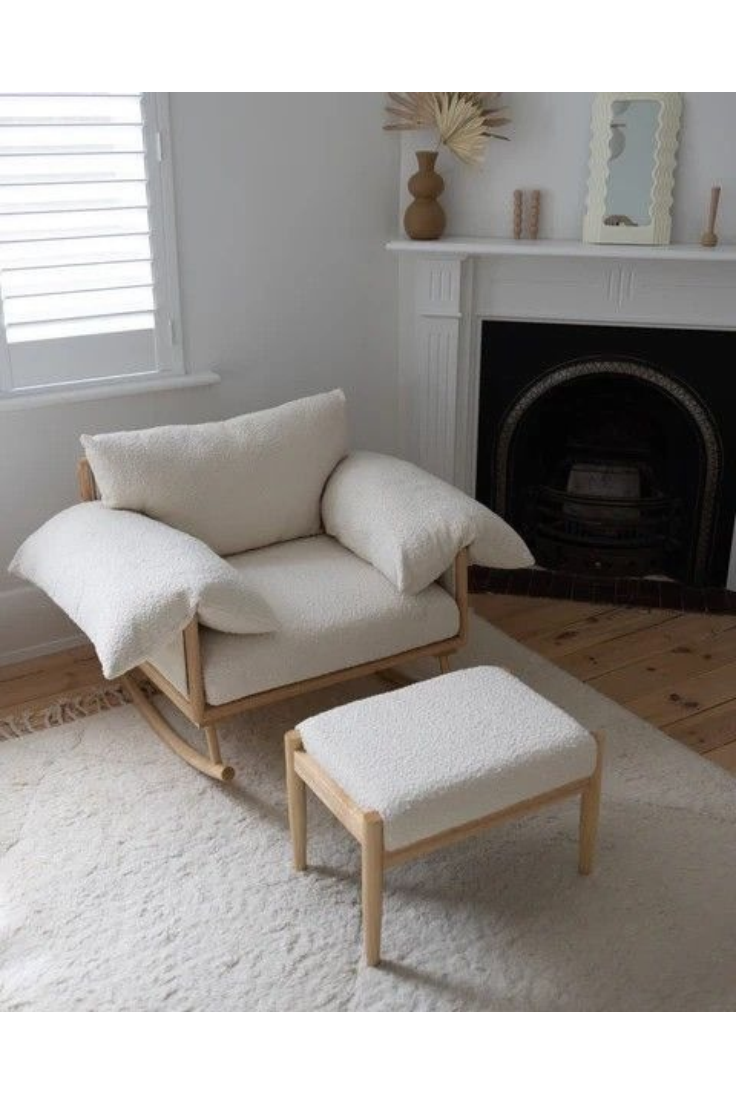 Renoir Rocking Chair with stool