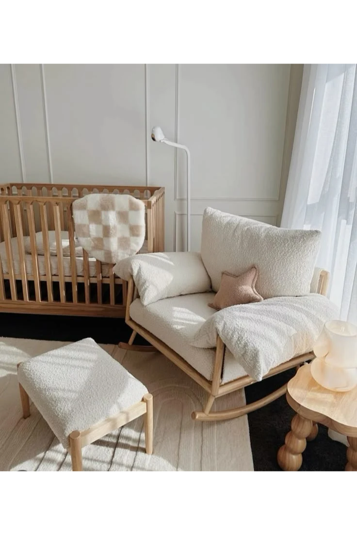 Renoir Rocking Chair with stool