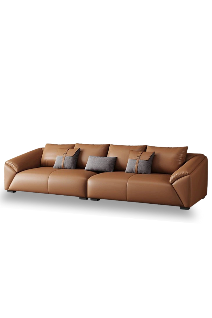 Collory Leatherite 4 Seater Sofa