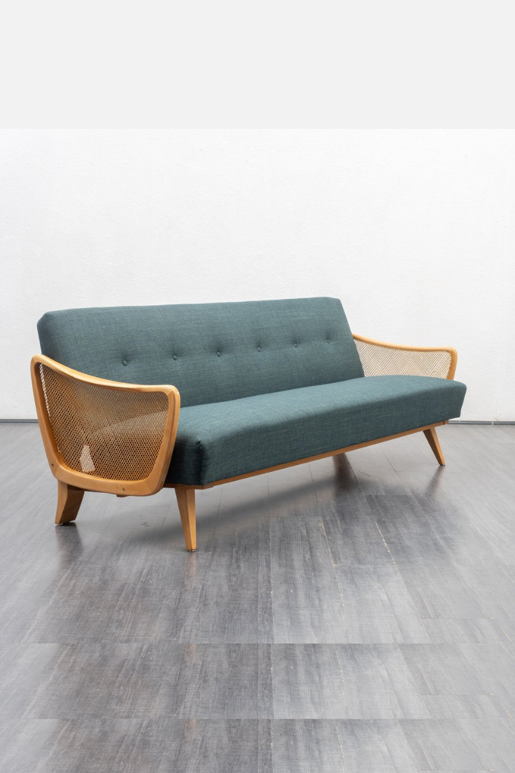 Casylaya Cane Three Seater Sofa