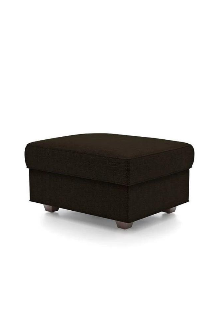 Austin Ottoman - Dark Brown