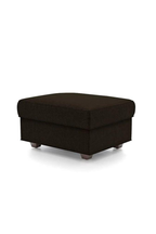 Austin Ottoman - Dark Brown