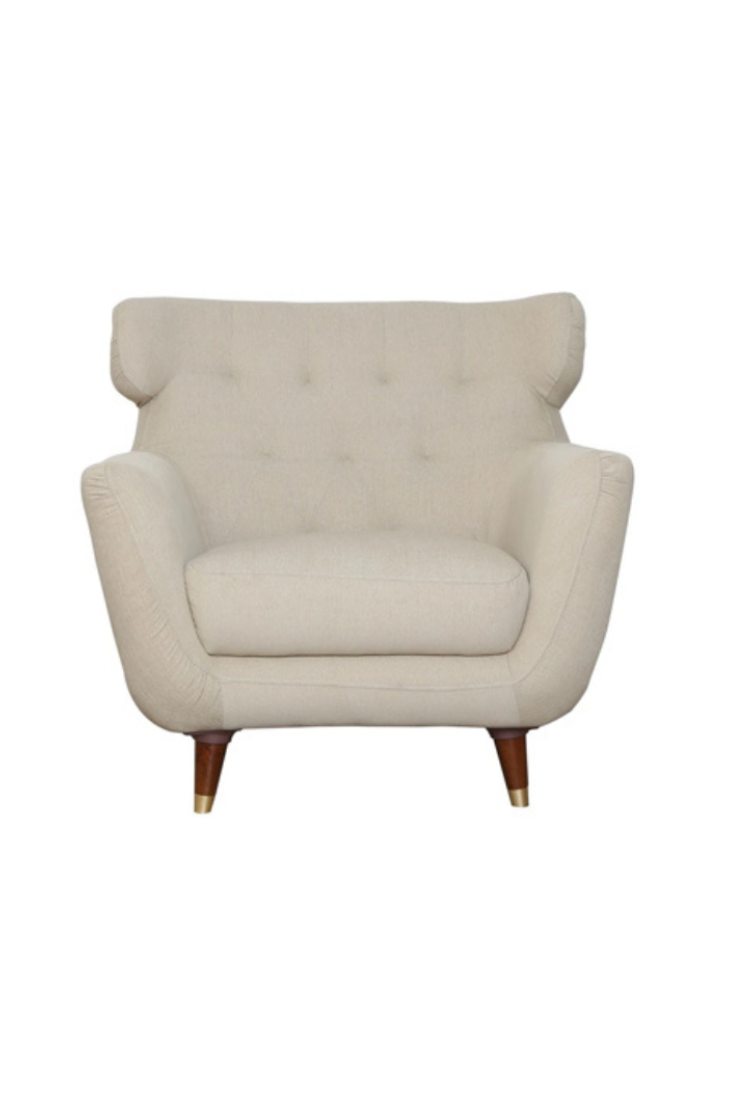 Camilla 1 Seater Sofa - Off White
