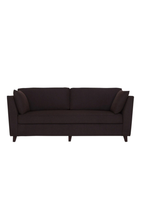 Mauk 3 Seater Sofa - Mohagony Brown