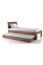 Cortes Single Bed in Pure Wood