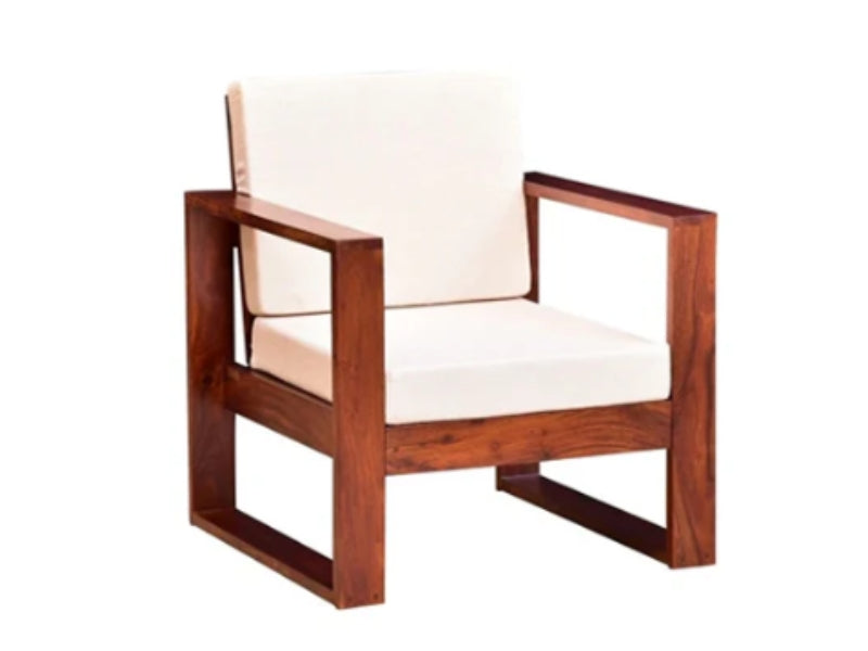 Lara 1 Seater Sofa - Walnut