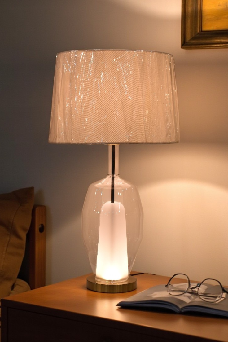Brillara Glass Table lamp Pair