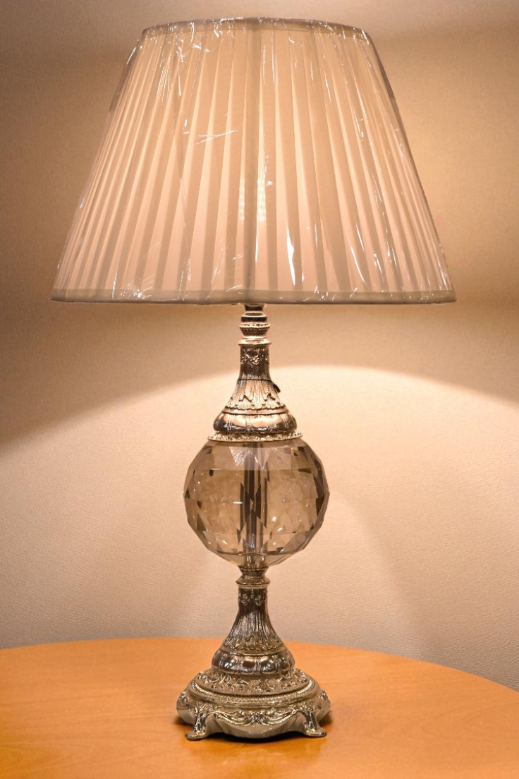 Clarion Crystal Table lamp Pair
