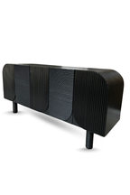Aurelia Ribbed Console Black