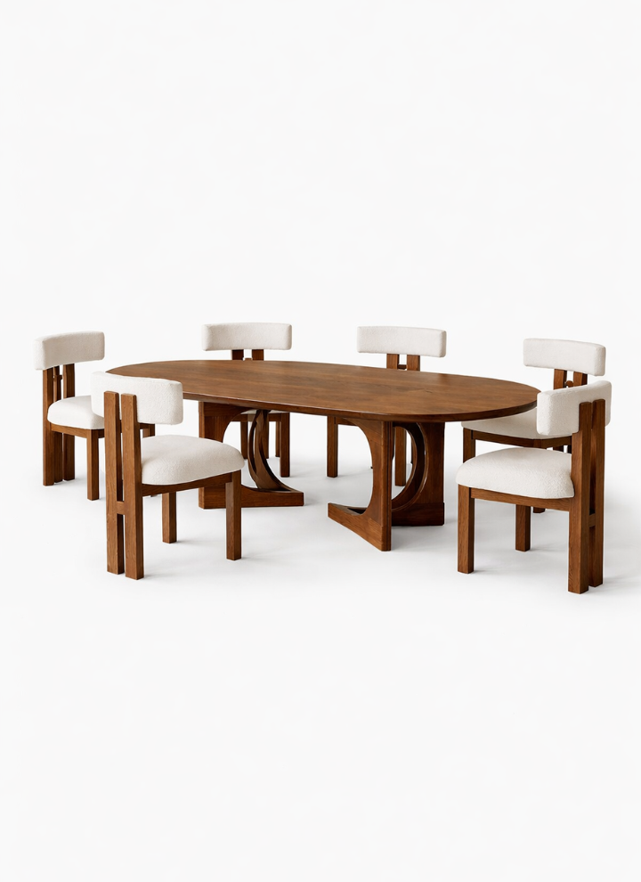 Belluzo Dinning Table with Chairs