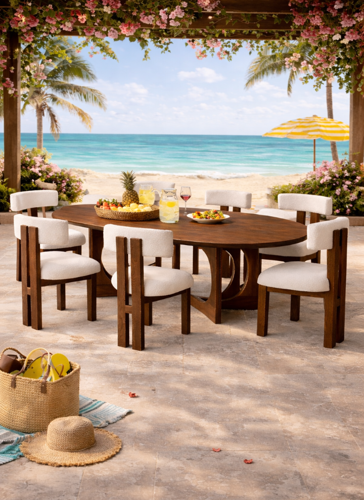 Belluzo Dinning Table with Chairs