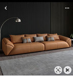 Collory Leatherite 4 Seater Sofa