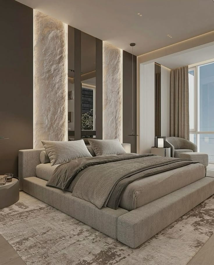 Upholstered Double Bed