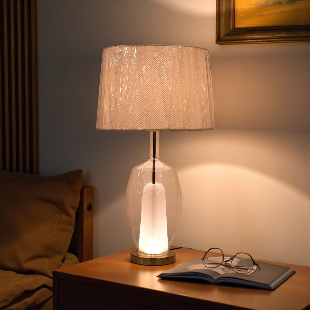 Brillara Glass Table lamp Pair