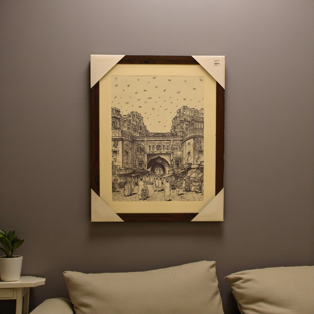 Twilight Facades Oil Painting