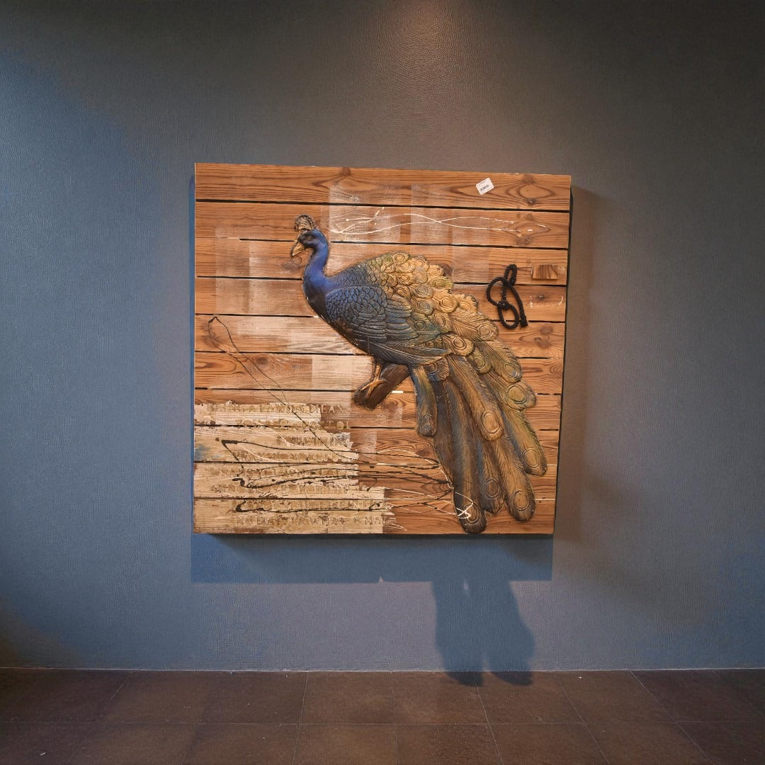 Peacock 3D Painting