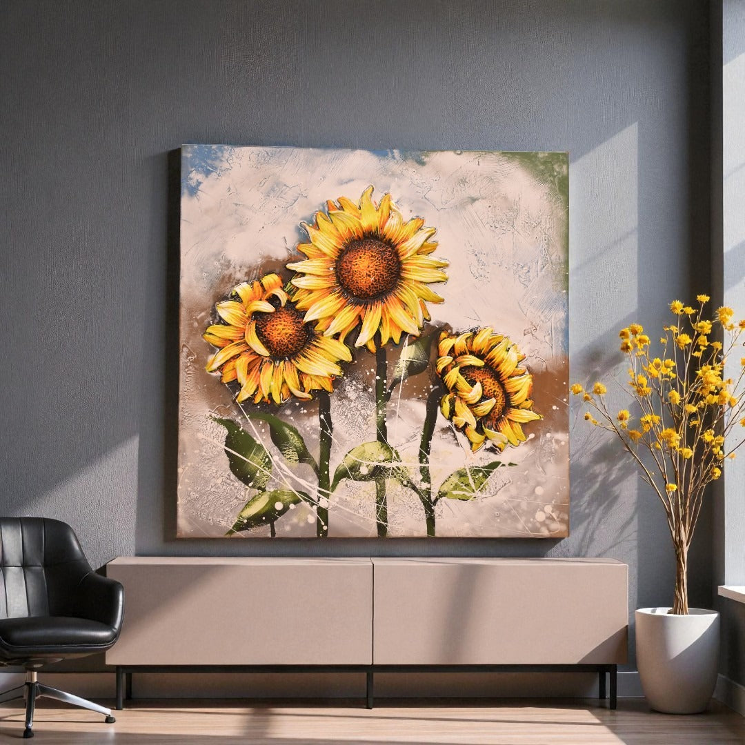 SunFlower 3D Painting