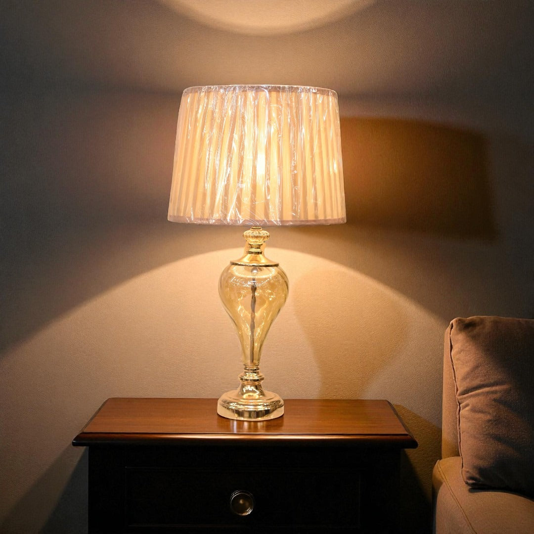 Theon Crystal Table lamp Pair
