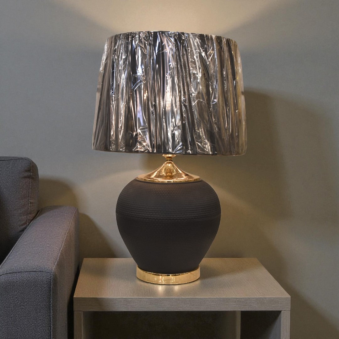 Woodlit Table lamp Pair