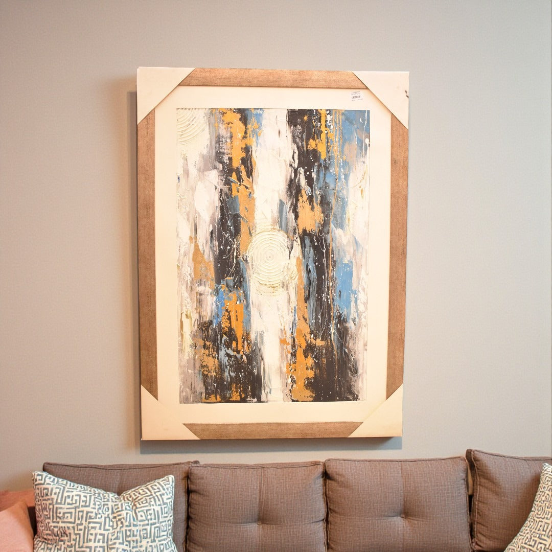 Vanishing Into Blue Painting