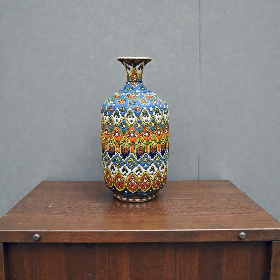 Opal Crest Porcelain Vase