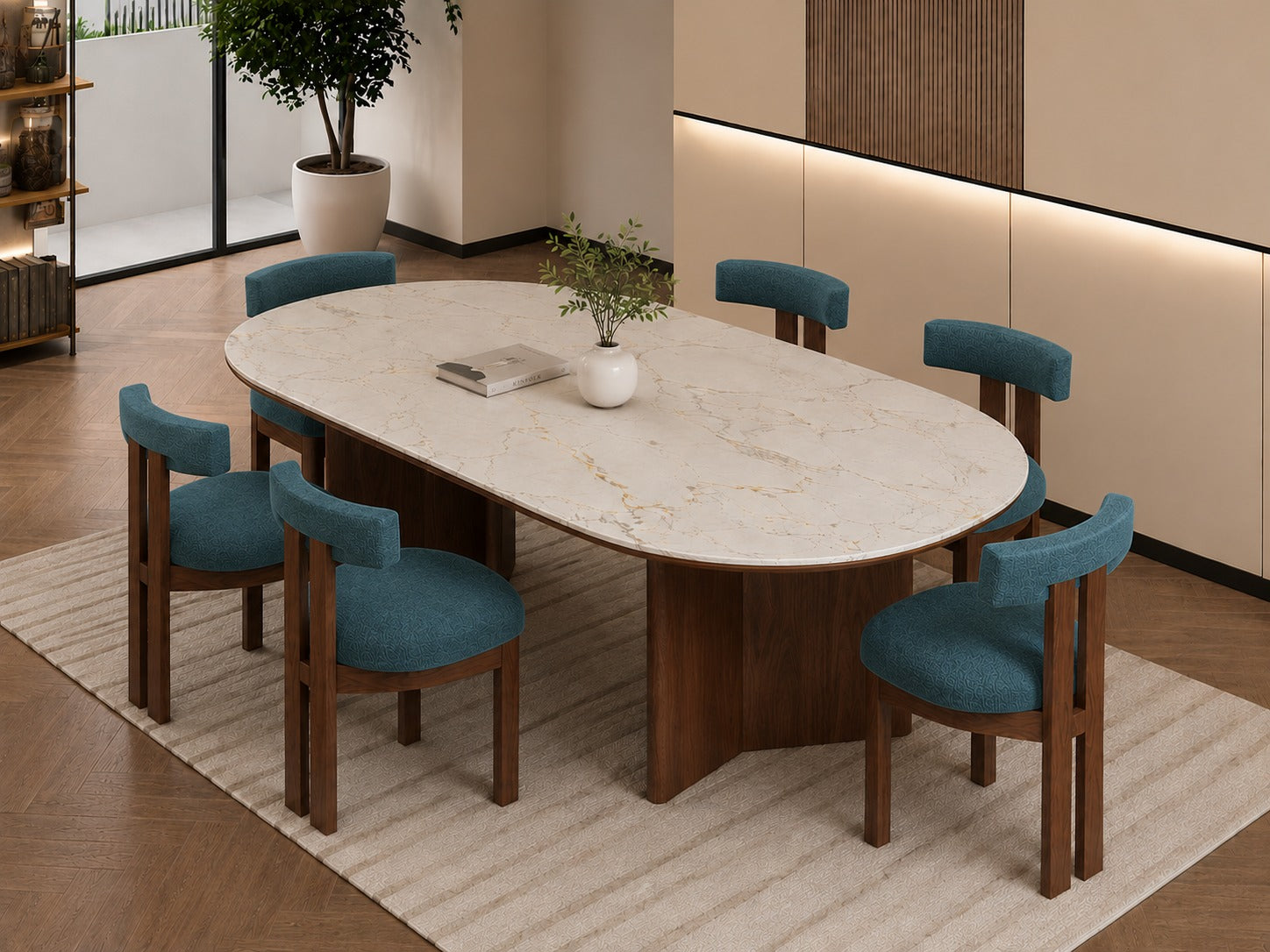 Torrenso Dinning Table Set