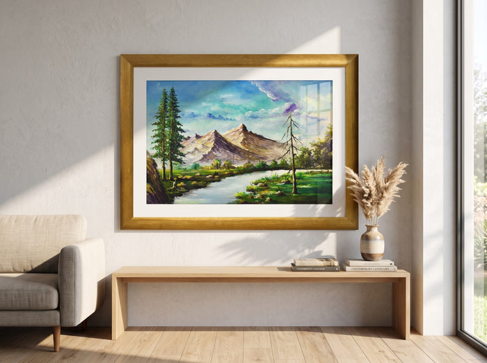 Obsidian Flow Painting