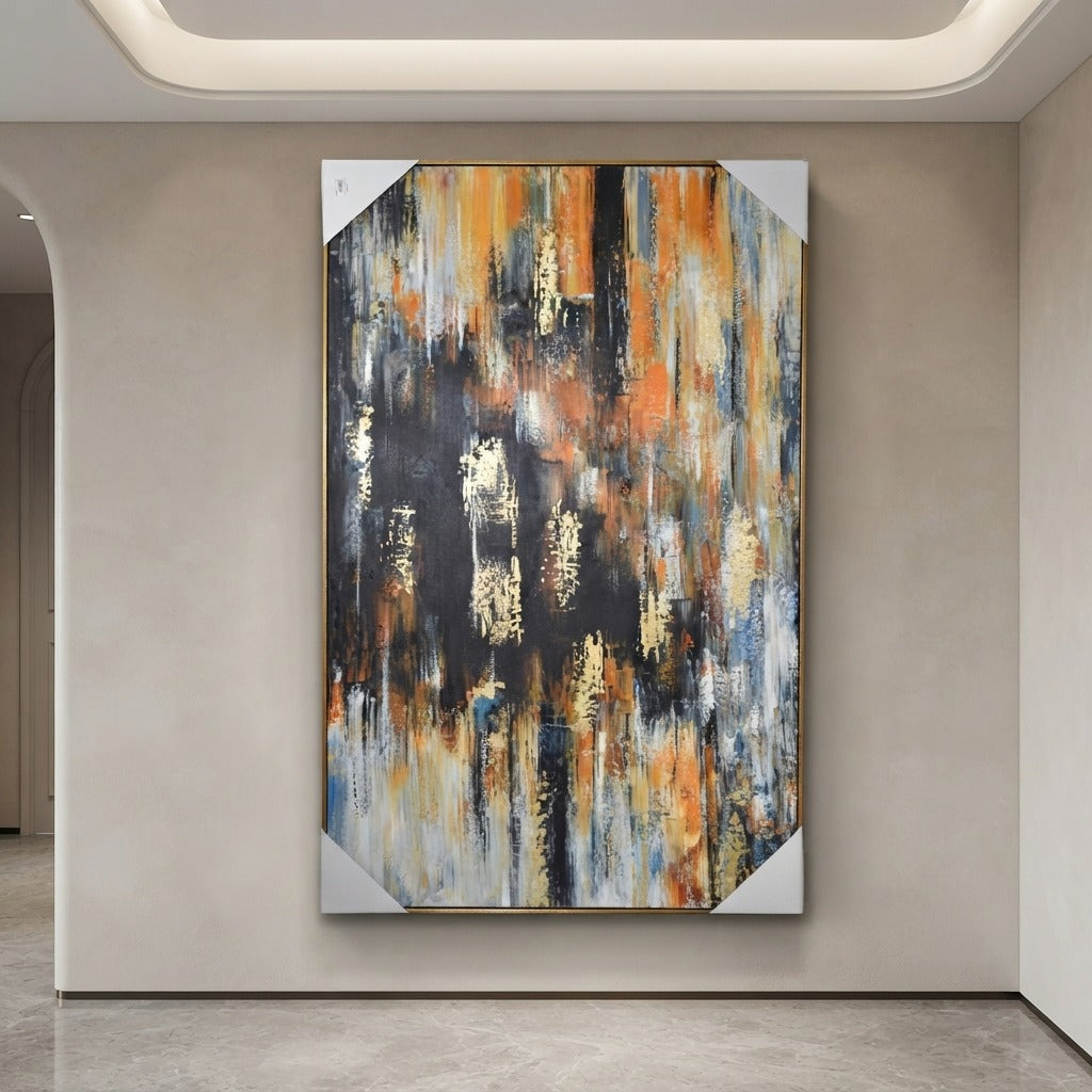 Gilded Eclipse Painting