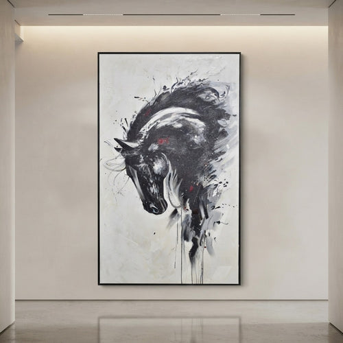 Crimson Balance Painting