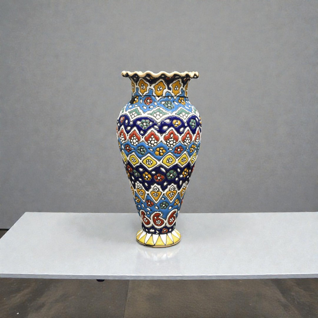 Ivory Elegance Porcelain Vase