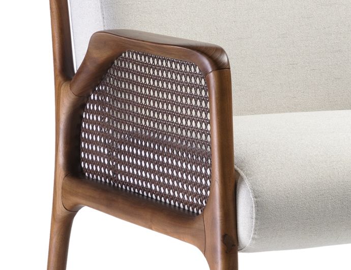 Ava Cane Lounge Chair