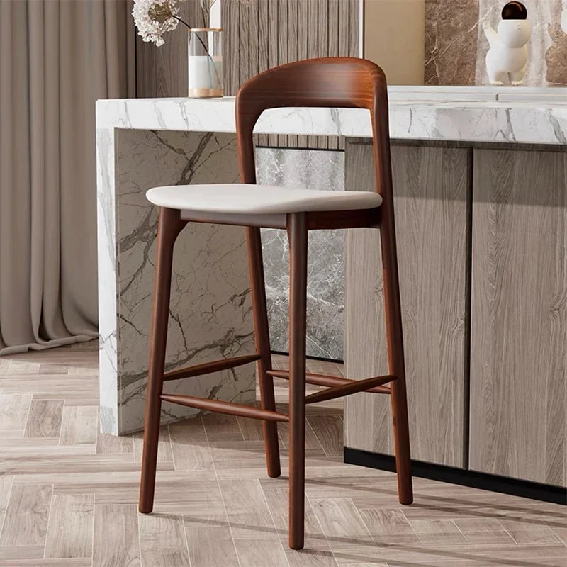 Pipilar Wooden Bar Stool