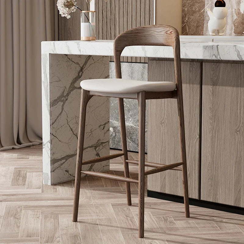 Pipilar Wooden Bar Stool