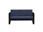 Lara 2 Seater Sofa - Black Walnut