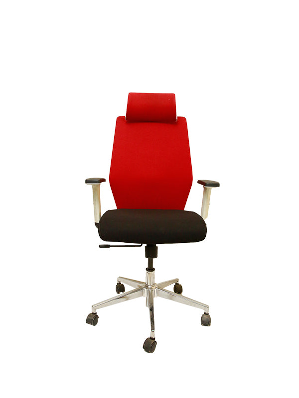 Seeger Premium Chair-Black and red