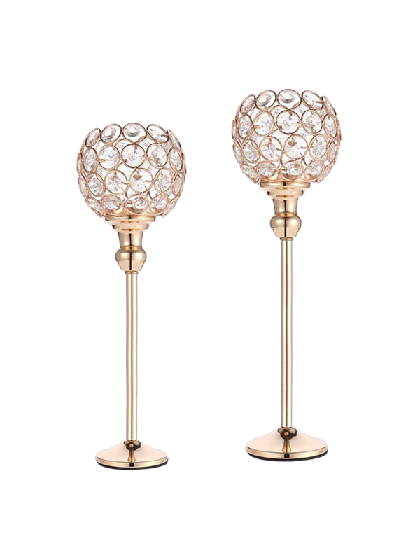 Ebby Metal Candle Stand Set