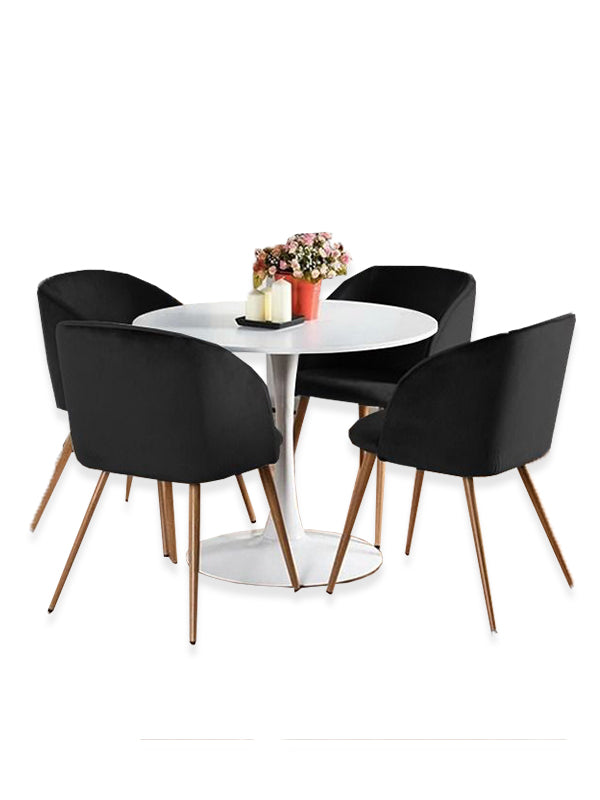 Jet BLack Dining Set