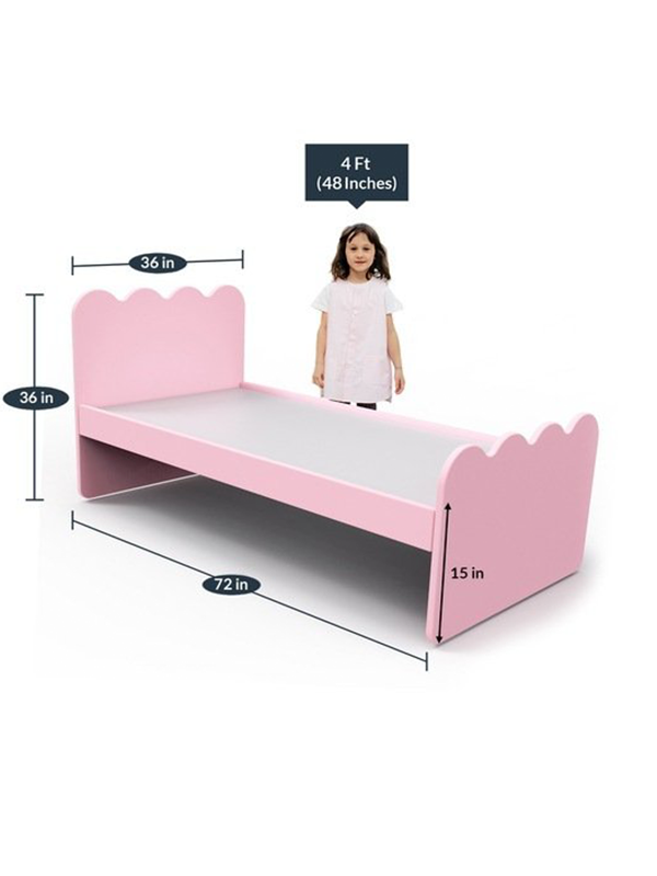 Englevale Panel Bed in Pink