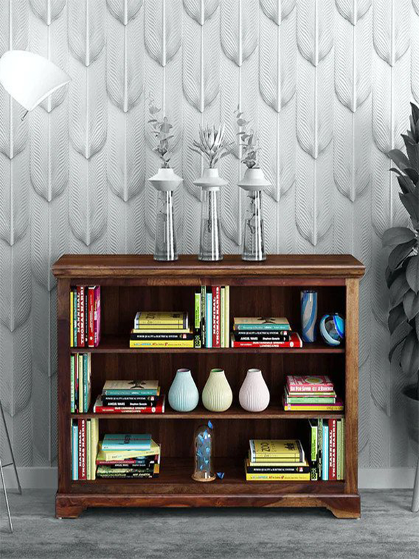Damon Solid Wood Book Shelf