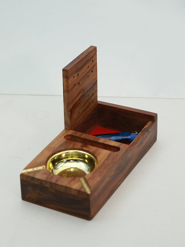 Wooden Cigarette Ashtray