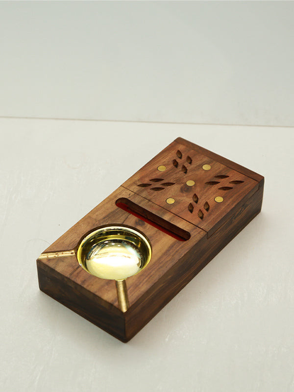 Wooden Cigarette Ashtray