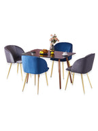 Sepia Dining Set - Blue and Grey