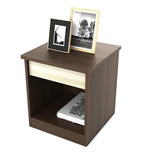 Elbina Bed Side Table - Light Brown