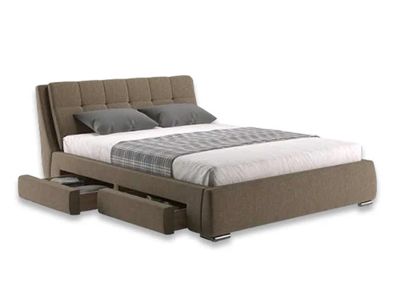Edler Upholstered Double Bed Urban Galleria