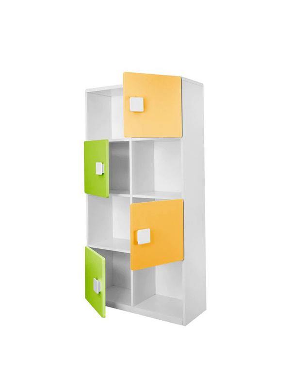 Balderrama Book shelf in Yellow and Green Colour - Urban Galleria