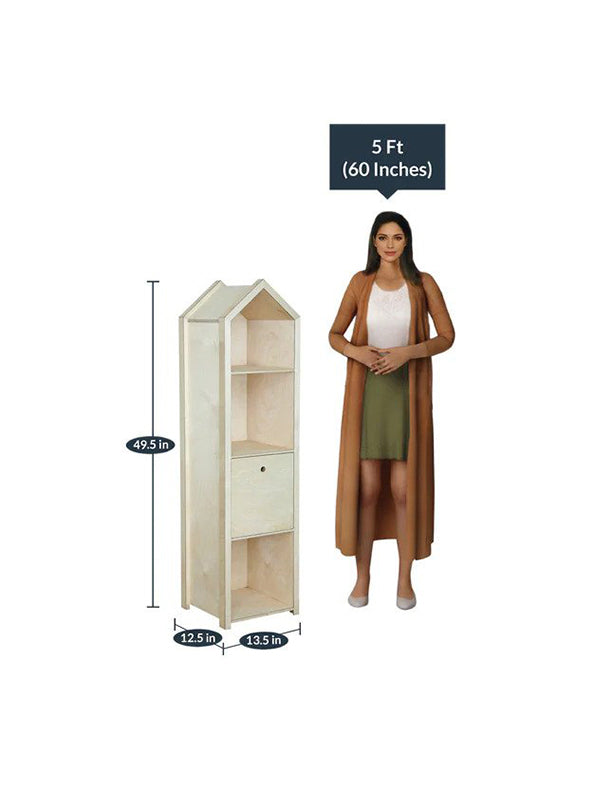 Hoeft Shelf Cum Toy Storage in Natural