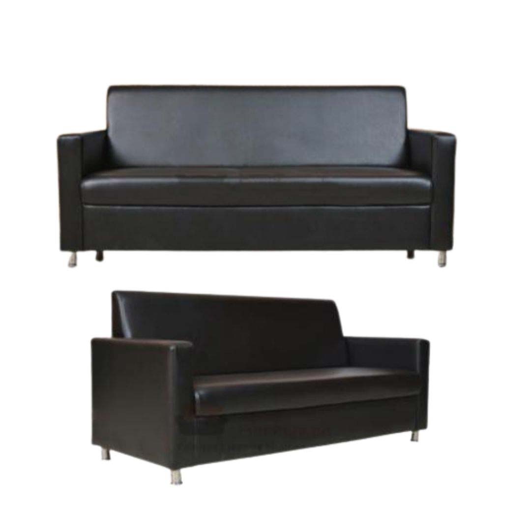 Three-seater leatherite