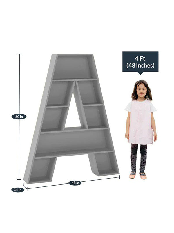 Nashville Bookshelf Display Unit in Cardinal Red